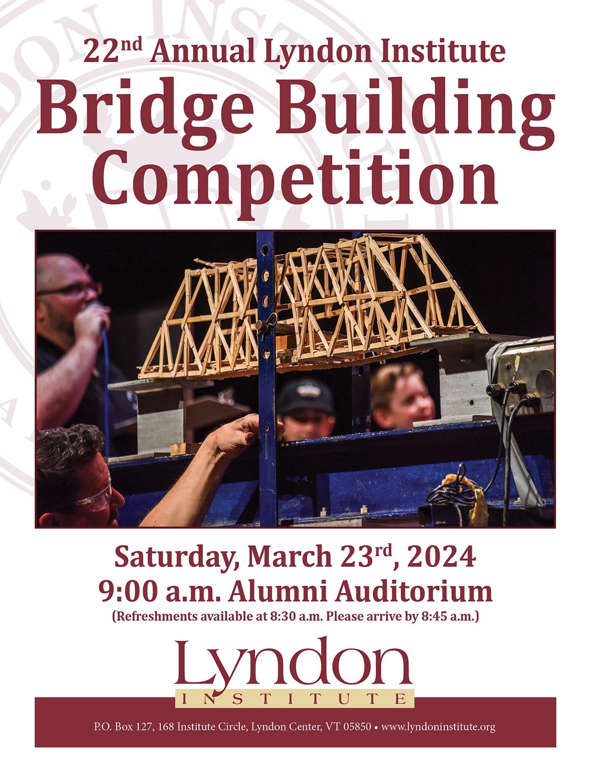 Bridge Building promotional flyer. 