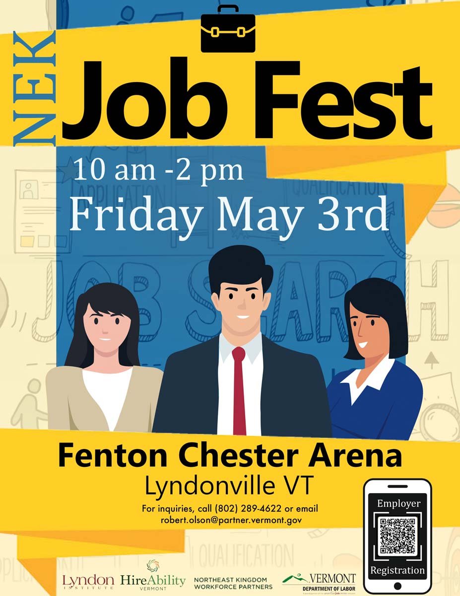 LI is hosting a career fair in collaboration with Department of Labor and HireAbility on May 3rd from 10 am to 2 pm at the Fenton Chester Ice Arena.